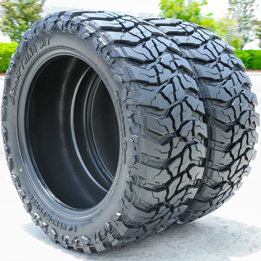 35X12.50R22 Light Truck Mud Terrain Tire Load Range F Venom Power Swampthing M/T Xtreme Dirt (Set of 2)