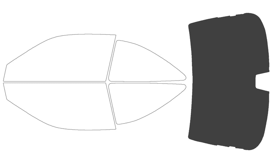 Pre-Cut Window Tint Kit for 2001–2005 Honda Civic Coupe