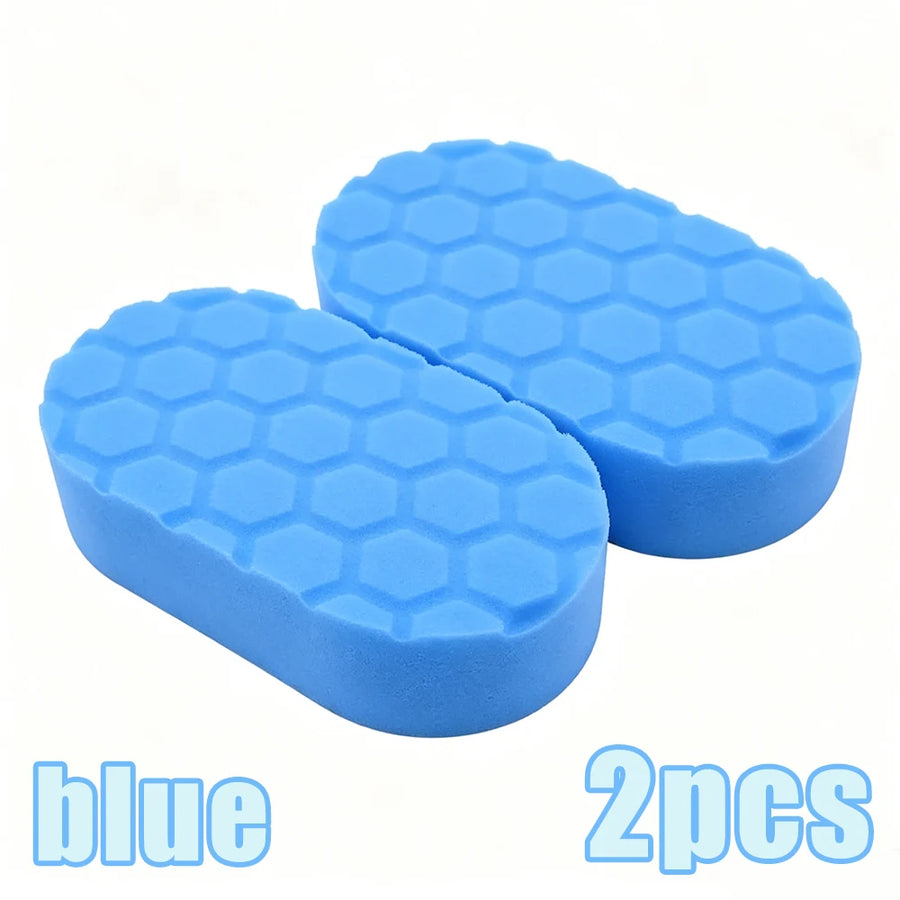 Oval Foam Car Wax Applicator Pads, 15 x 8.5 cm