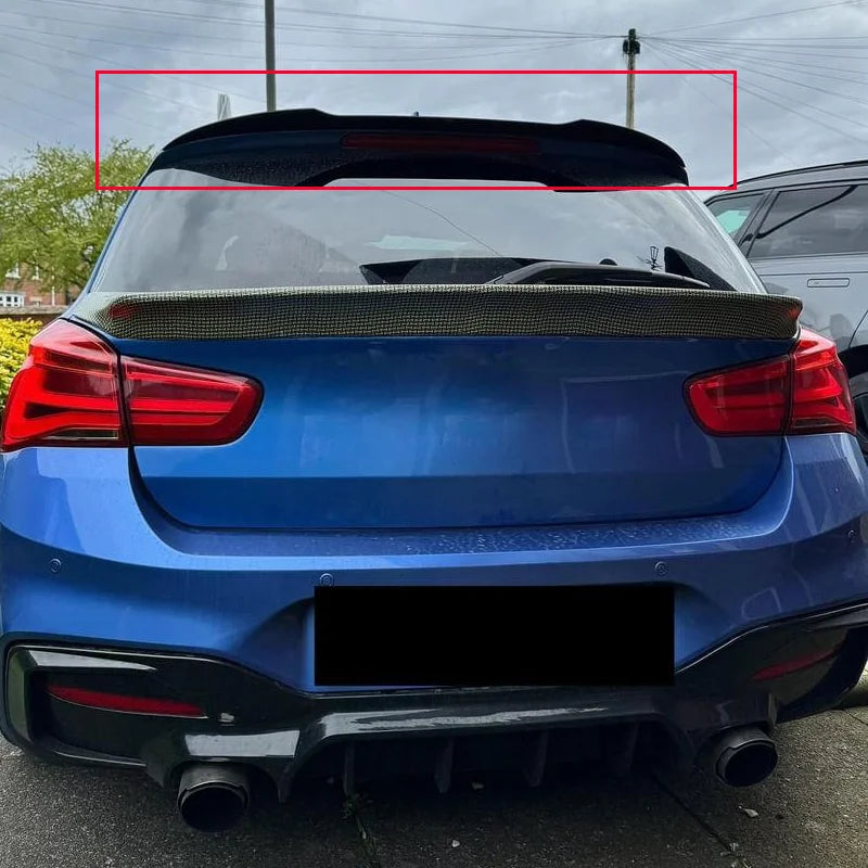 Gloss Black Rear Roof Spoiler for 2015–2019 BMW 1 Series