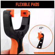 8-piece 5-inch Nylon Spring Clamp Set