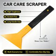 31 cm Orange Windshield Ice Scraper & Water Squeegee