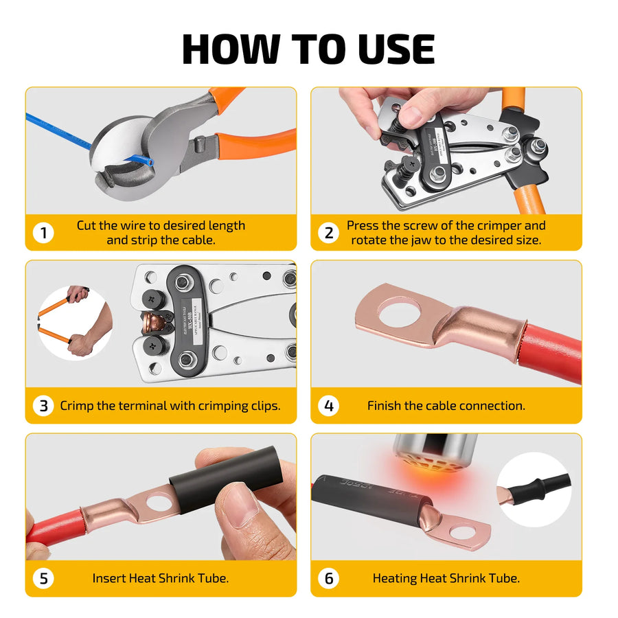 245-Piece Battery Cable Lug & Terminal Kit