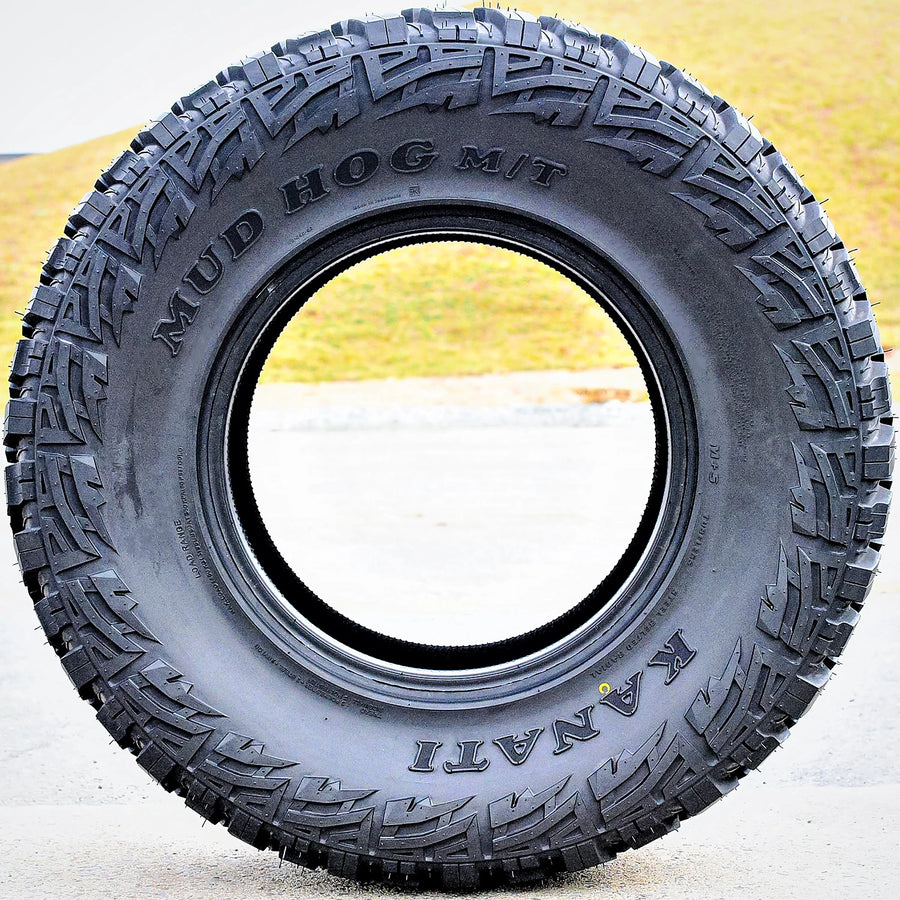 35X10.50R15 Light Truck Mud Terrain Tire Load Range C Kanati Mud Hog M/T LT (Set of 4)