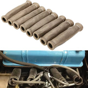 Titanium-Fiber Spark Plug Wire Heat Shield Boots – 8 Pieces