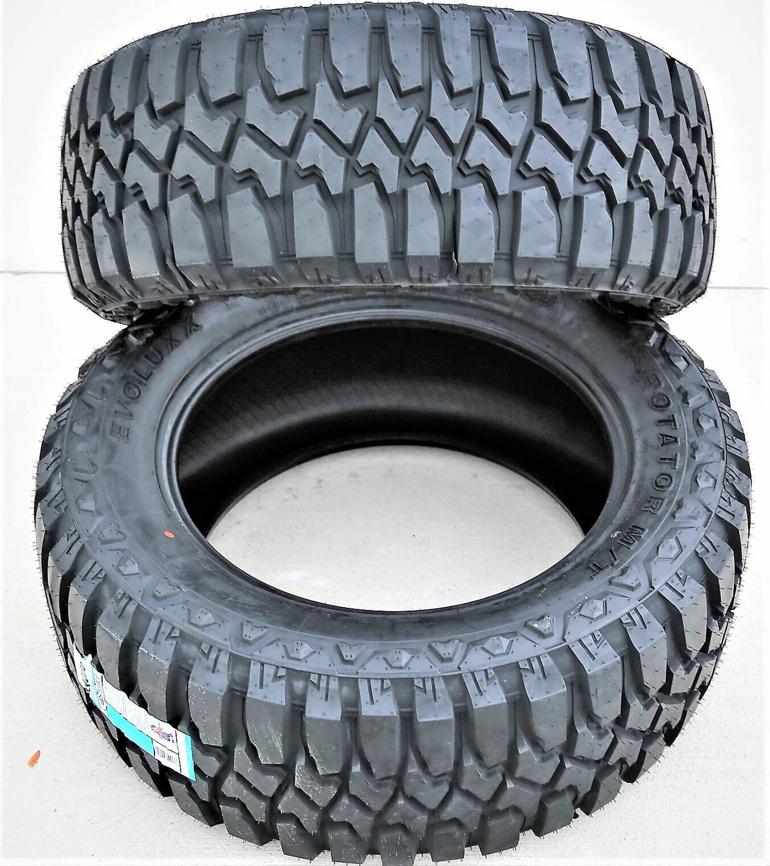 35X12.50R20 Light Truck Mud Terrain Tire Load Range F Evoluxx Rotator M/T (Set of 2)