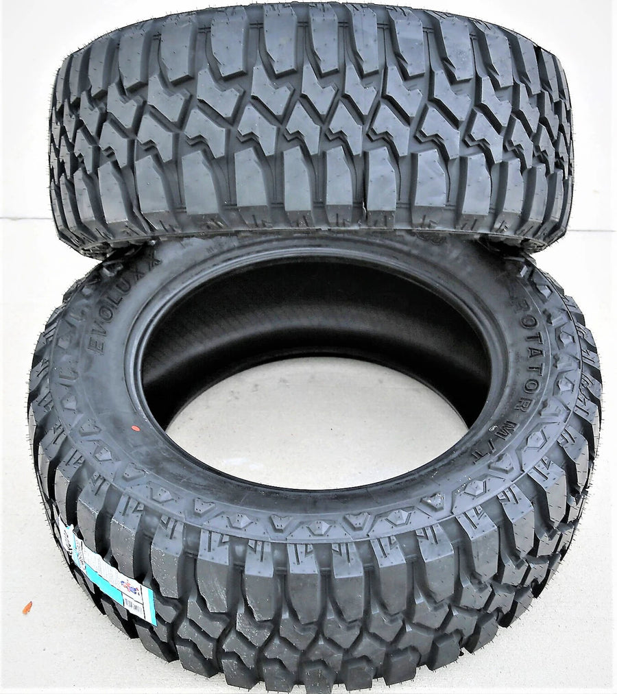 35X12.50R20 Light Truck Mud Terrain Tire Load Range F Evoluxx Rotator M/T (Set of 2)