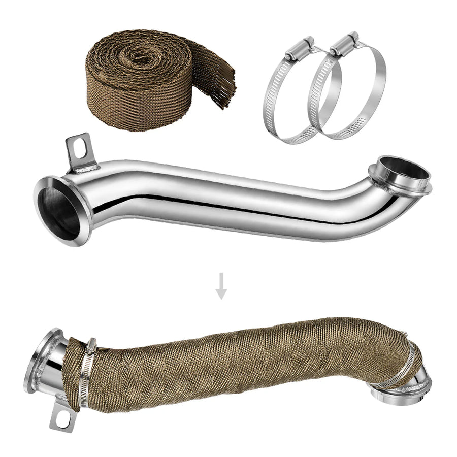 Stainless Steel 3 in Exhaust Downpipe for 2004–2010 Chevrolet/GMC – 3 Inch, 3 Inch