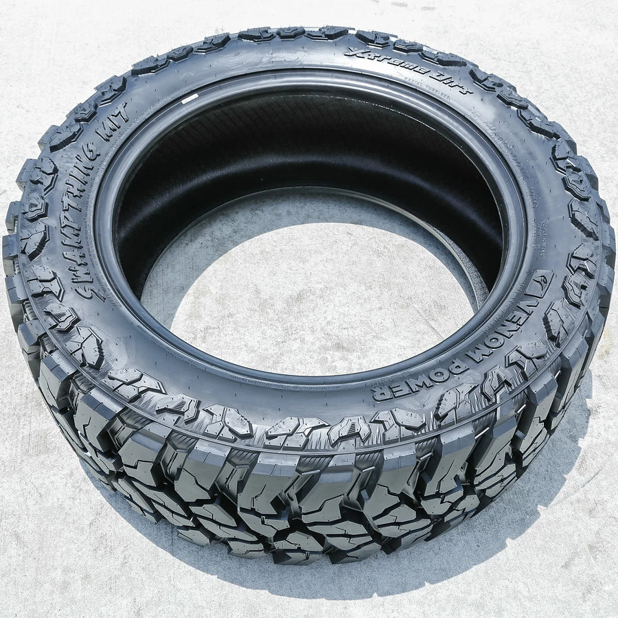 35X12.50R22 Light Truck Mud Terrain Tire Load Range F Venom Power Swampthing M/T Xtreme Dirt