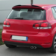 Gloss Black Rear Roof Spoiler for 2010+ Volkswagen Golf