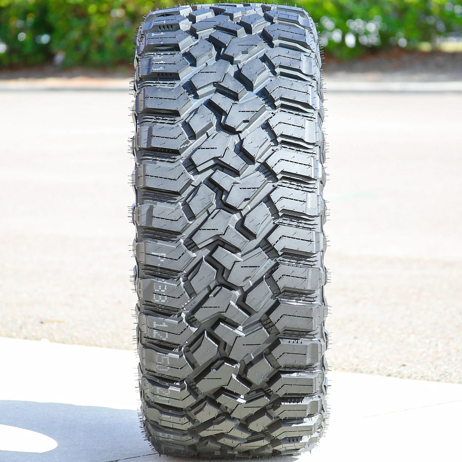 33X12.50R20 Light Truck Mud Terrain Tire Load Range F Tesche Tires Ridge Blade X/MT (Set of 4)