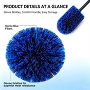 40 cm Wheel Cleaning Brush with Dense PP Bristles