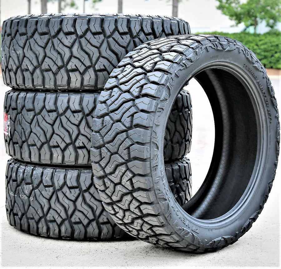 35X11.50R20 Light Truck Rugged Terrain Tire Load Range E Venom Power Terra Hunter R/T+ (Set of 5)