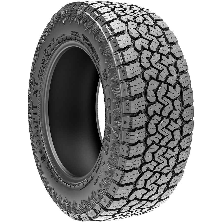 35X12.50R20 Light Truck Extreme Terrain Tire Load Range F Cosmo Gripit XT