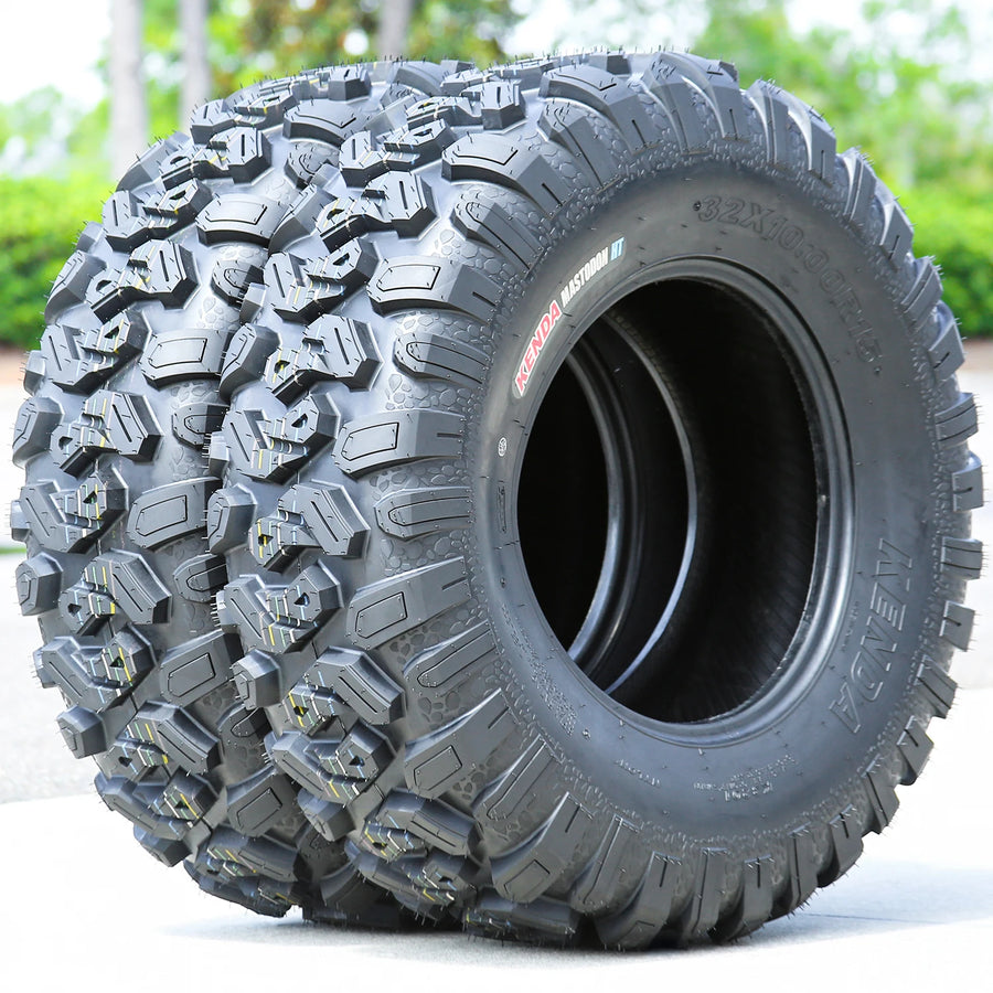 32X10.00R15 ATV/UTV All Terrain Tire 77 M Load Range D Kenda Mastodon HT