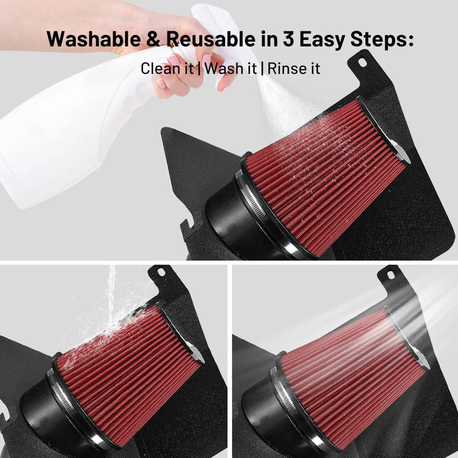 Chevrolet Silverado/GMC Sierra 6.6L LLY Cold Air Intake Kit – 2004–2005