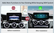 12.3-Inch CarPlay & Android Auto Display for Mercedes-Benz NTG 5.0 A-, B-, C-, E-Class and GLE