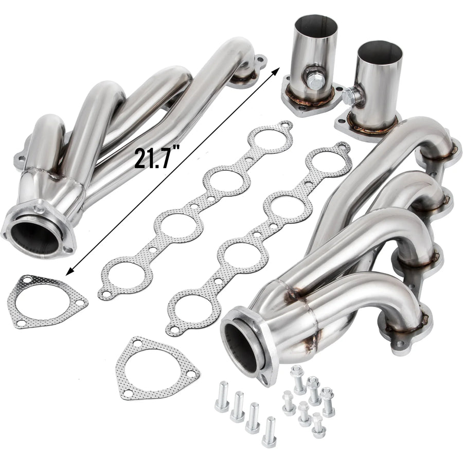Exhaust Conversion Swap Header for Chevrolet GMC Truck Ls1 Ls2 Ls3 Ls6 Long Tube Header Exhaust Manifold Set with Gasket