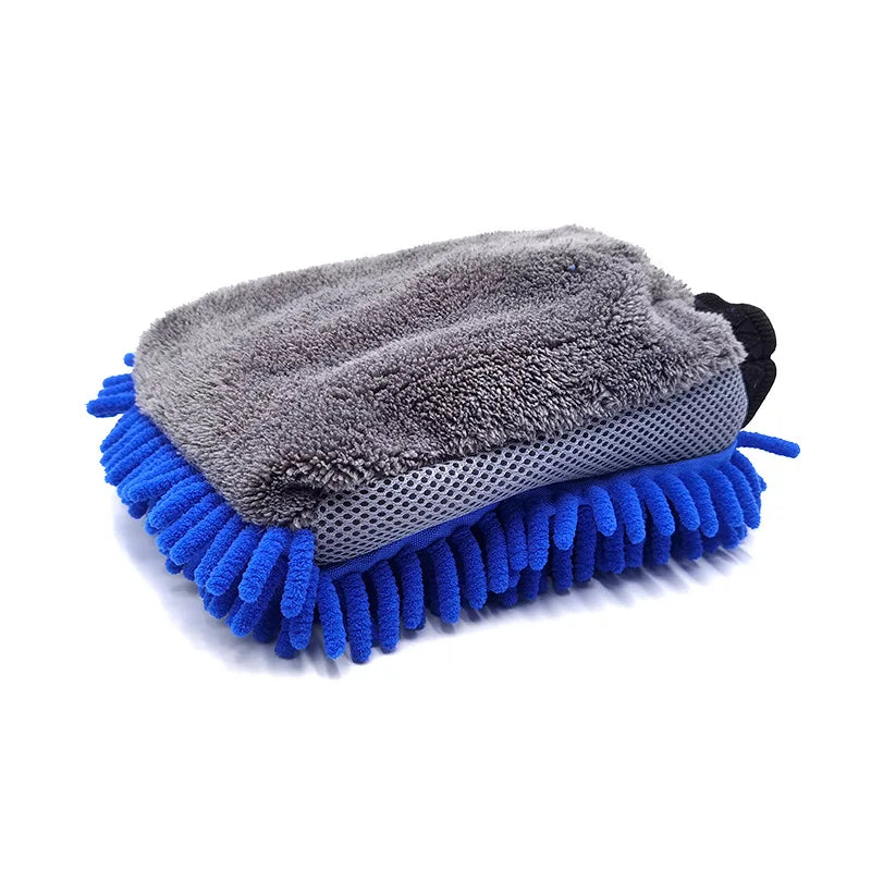 Double-Sided Chenille Microfiber Car Wash Mitt