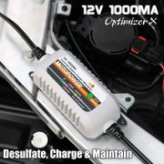 MOTOPOWER MP00205B 12V 1A Automatic Battery Charger and Maintainer