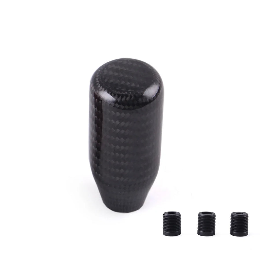 Carbon-Fiber-style Wave-shaped Manual Gear Shift Knob