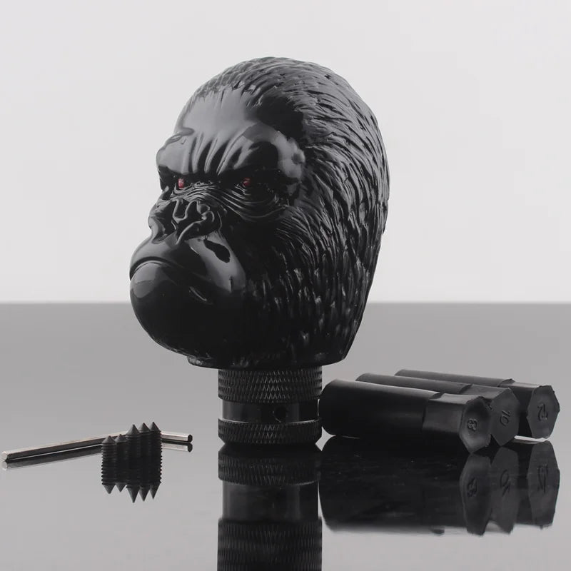 Black Ape Head Crack Style Universal Manual-Transmission Shift Knob