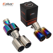 Universal Stainless Steel Exhaust Tip, 63mm