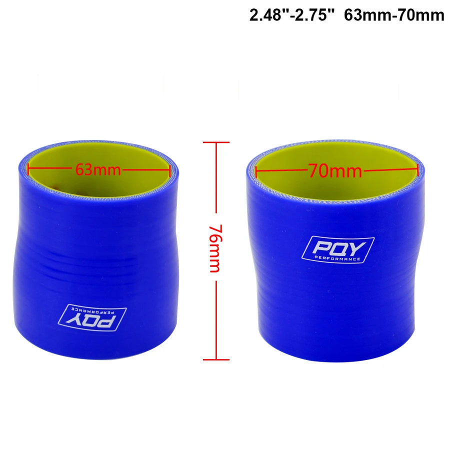Universal Straight Silicone Hose Coupler, 51-102mm