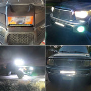 20-Inch/10-Inch LED Work Light Bar – Spot/Flood Combo, 12V–24V