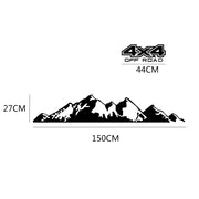 4×4 Off-Road Pickup Side Vinyl Decal