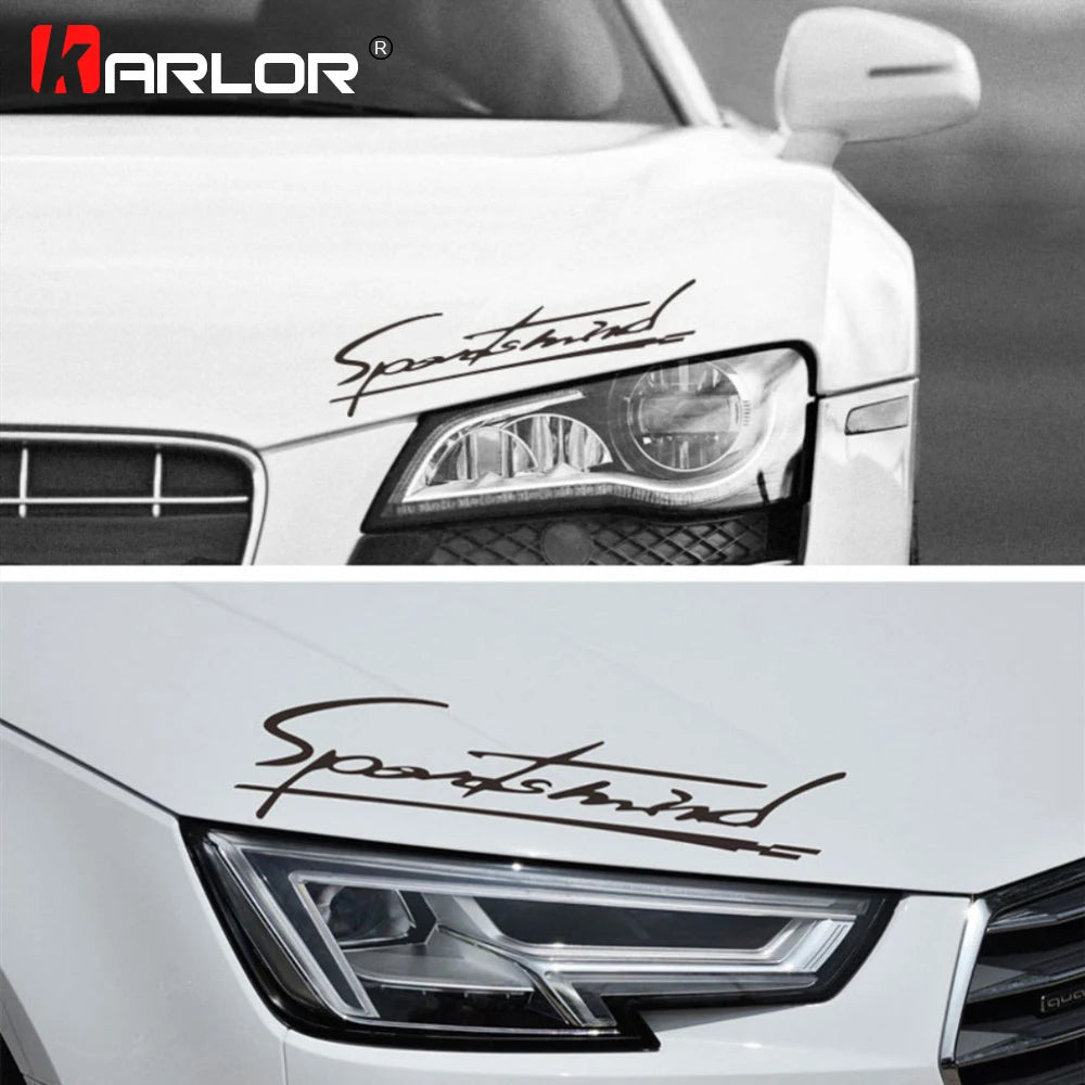 “Sports Mind” Reflective Vehicle Decal – 32 × 7.7 cm