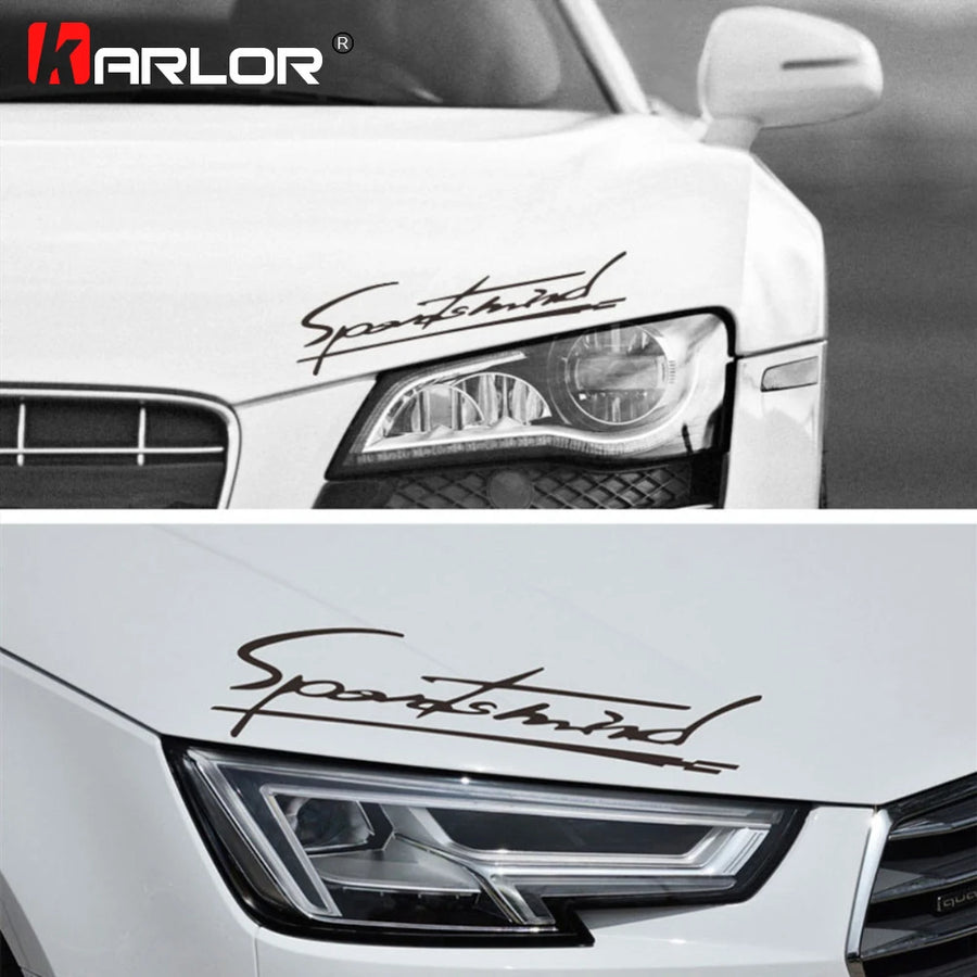 “Sports Mind” Reflective Vehicle Decal – 32 × 7.7 cm