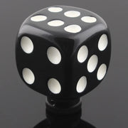 Black-and-White Dice Style Universal Manual-Transmission Shift Knob