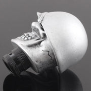 Silver Helmet Skull Universal Manual-Transmission Shift Knob