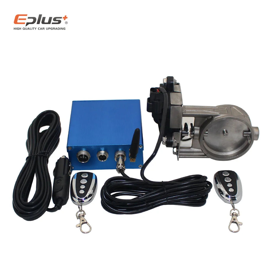 Universal Electric Exhaust Cutout Valve Kit, 76mm