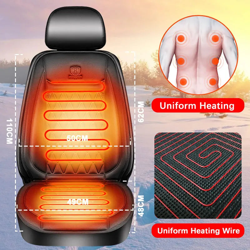 Universal 12V Heated Car Seat Cushion