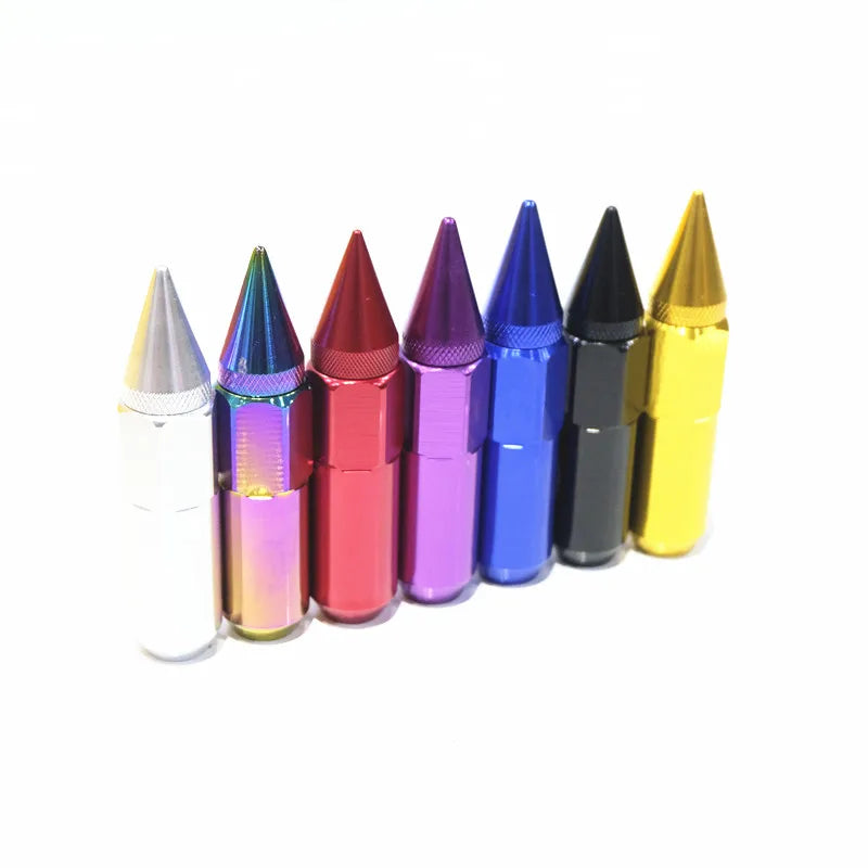 90 mm Aluminum Wheel Lug Nuts – M12×1.25 or M12×1.5