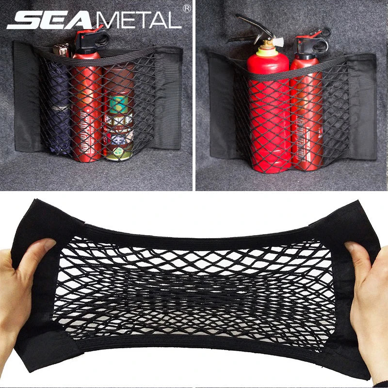 Universal Car Trunk Mesh Cargo Organizer