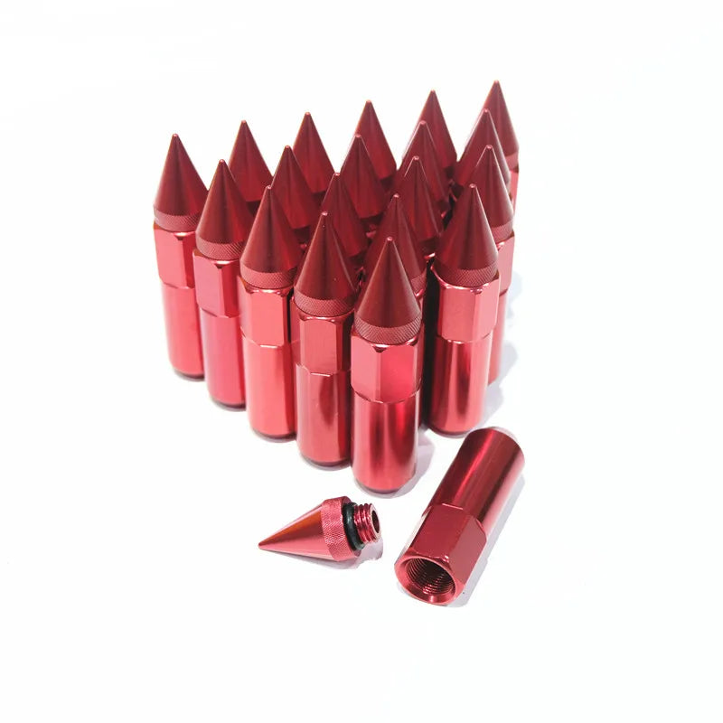 90 mm Aluminum Wheel Lug Nuts – M12×1.25 or M12×1.5