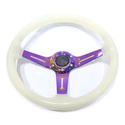 350 mm Shallow-Dish Acrylic Racing Steering Wheel