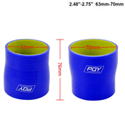 Universal Straight Silicone Hose Coupler, 51-102mm