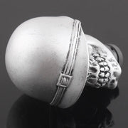 Silver Helmet Skull Universal Manual-Transmission Shift Knob