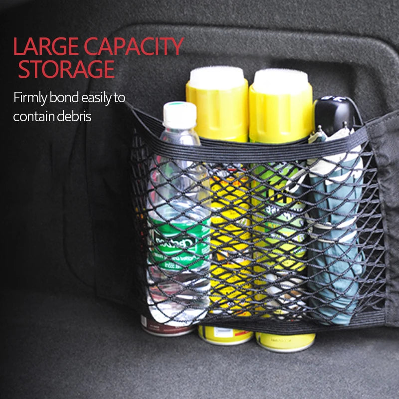 Universal Car Trunk Mesh Cargo Organizer