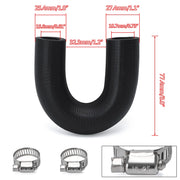 Heater Core Bypass & Coolant Crossover Hose for GM LS Engines