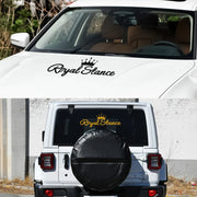 Royal Stance Vinyl Vehicle Decal – 58 × 19 cm