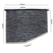 Cabin Air Filter for Volkswagen Golf/Passat/Tiguan & Audi A3/Q3/TT