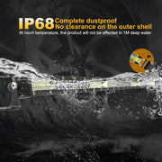 20-Inch/10-Inch LED Work Light Bar – Spot/Flood Combo, 12V–24V