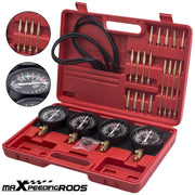 Four-Gauge Carburetor Synchronizer & Vacuum Balancer Tool Kit