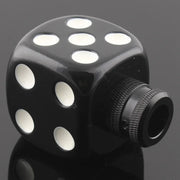 Black-and-White Dice Style Universal Manual-Transmission Shift Knob