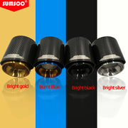 Universal Carbon-Fiber & Stainless Steel Exhaust Tip
